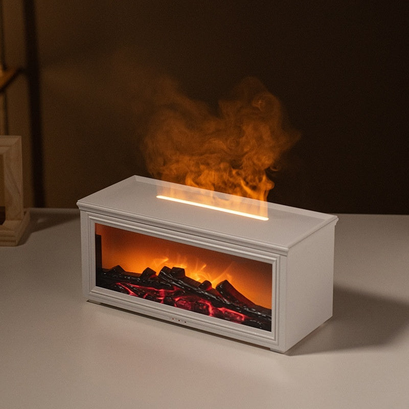 Chop Flame™ – 3D Fireplace Aroma Diffuser & Humidifier