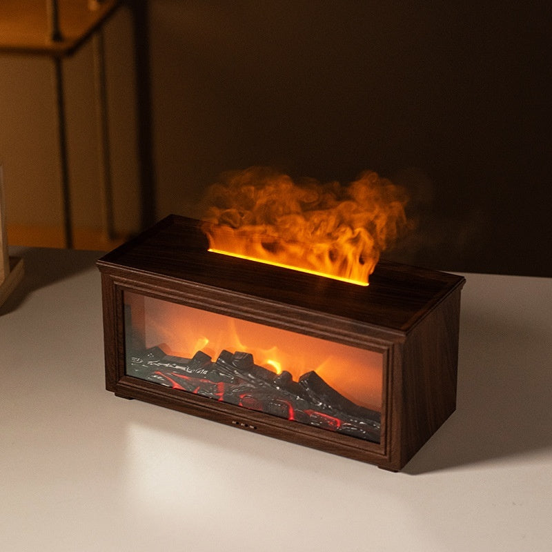 Chop Flame™ – 3D Fireplace Aroma Diffuser & Humidifier
